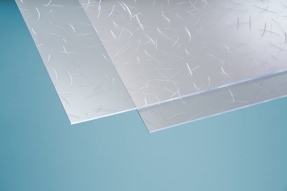 Polystyrol Platte Transparent 50 cm x 100 cm